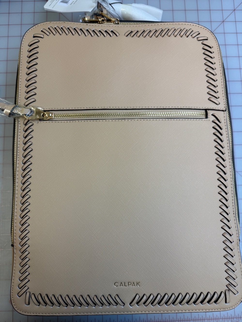 Calpak Blush Beige Drawstring Pouch